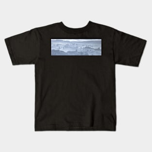 'Misty Morning, Shapes and Shadows', near Pitlochry. Kids T-Shirt
